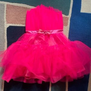 Women’s party dress corset dress color: fuchsia